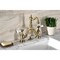 Kingston Brass Bridge Bathroom Faucet with Brass PopUp, Antique Brass KS7973PL - alternate 6
